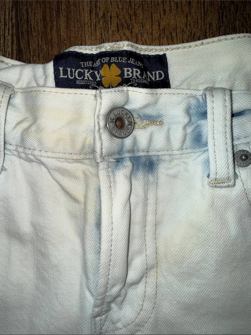 Lucky Brand white denim